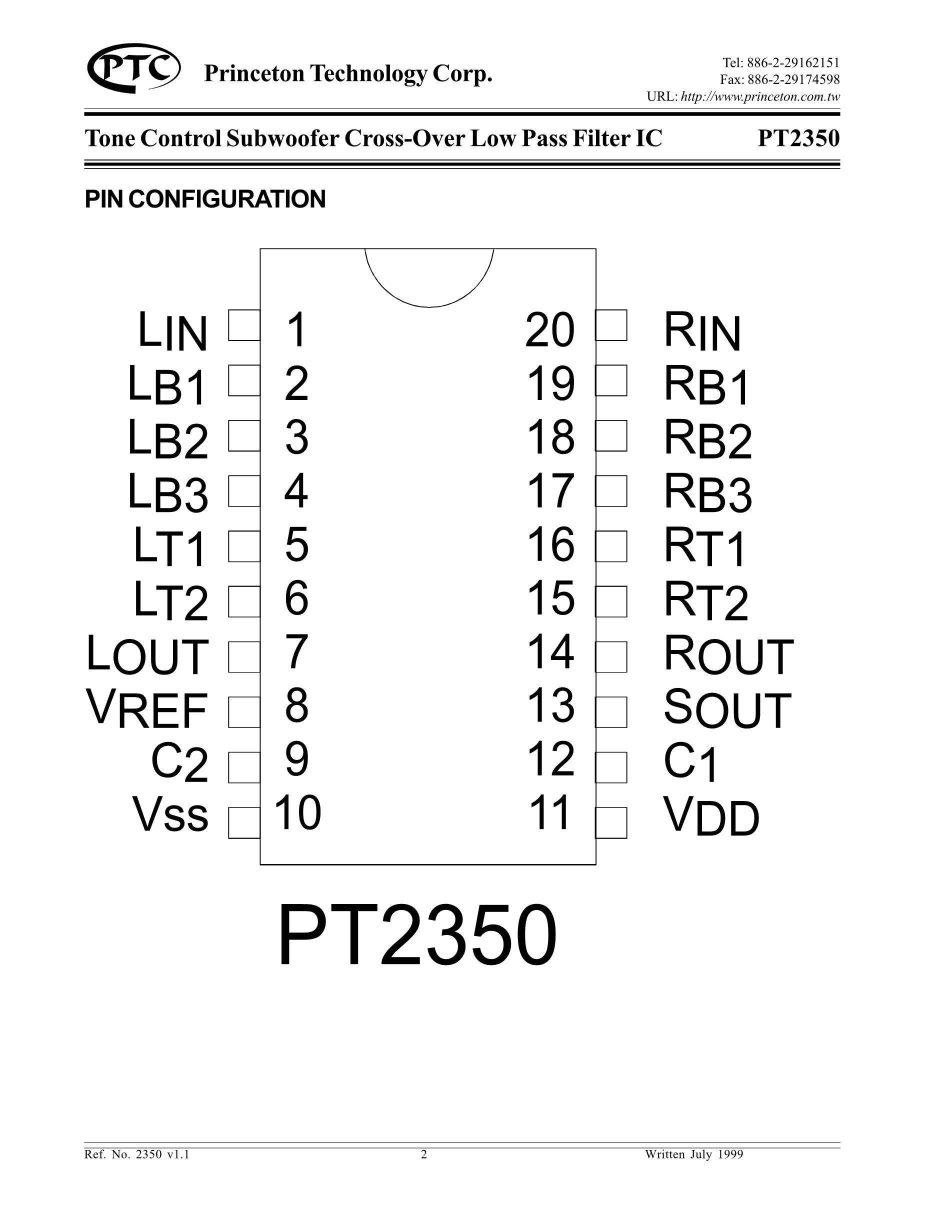 PT2313 SMD  's pdf picture 2
