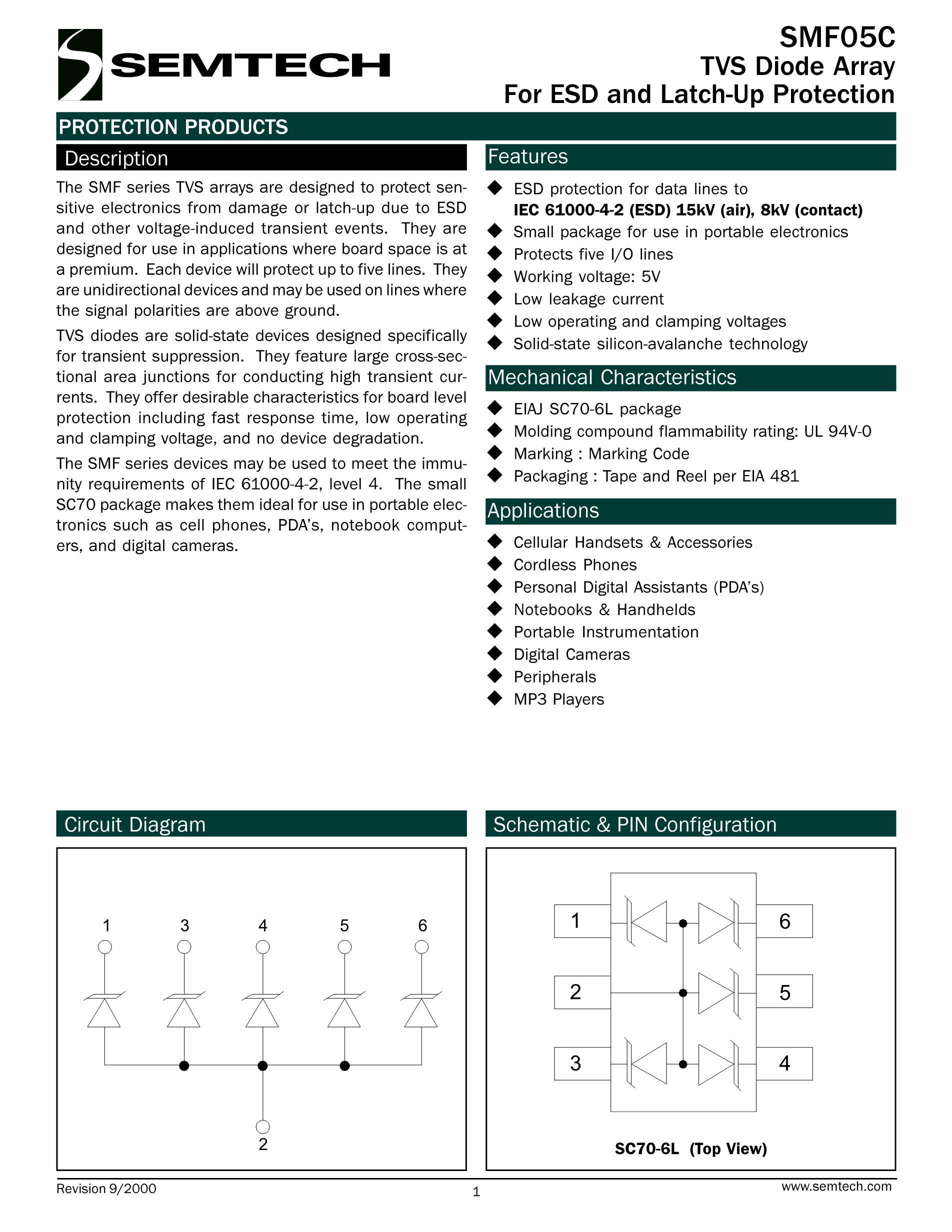 SMF05CT1G(5pcs)'s pdf picture 1