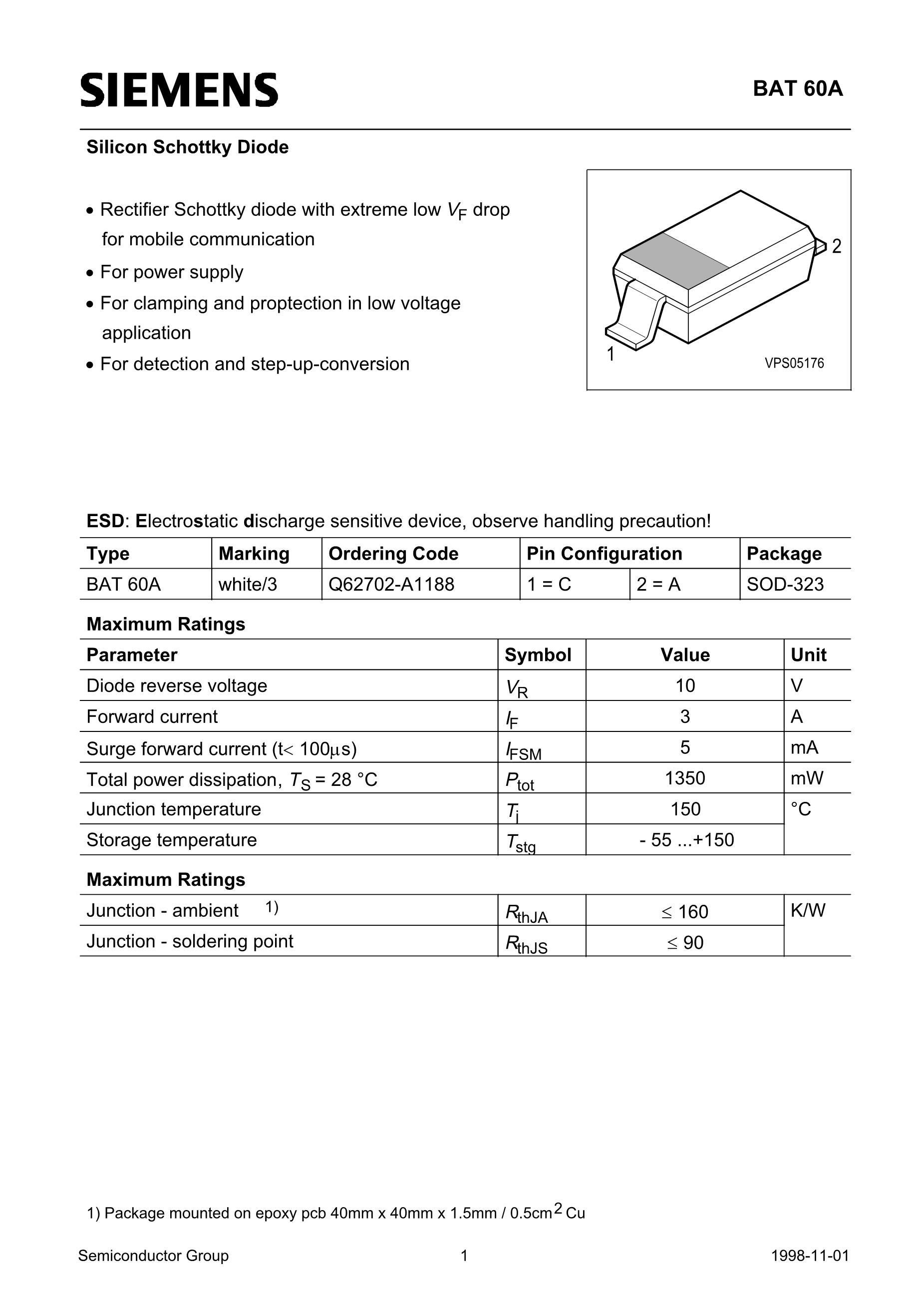 BAT60B E6327's pdf picture 1