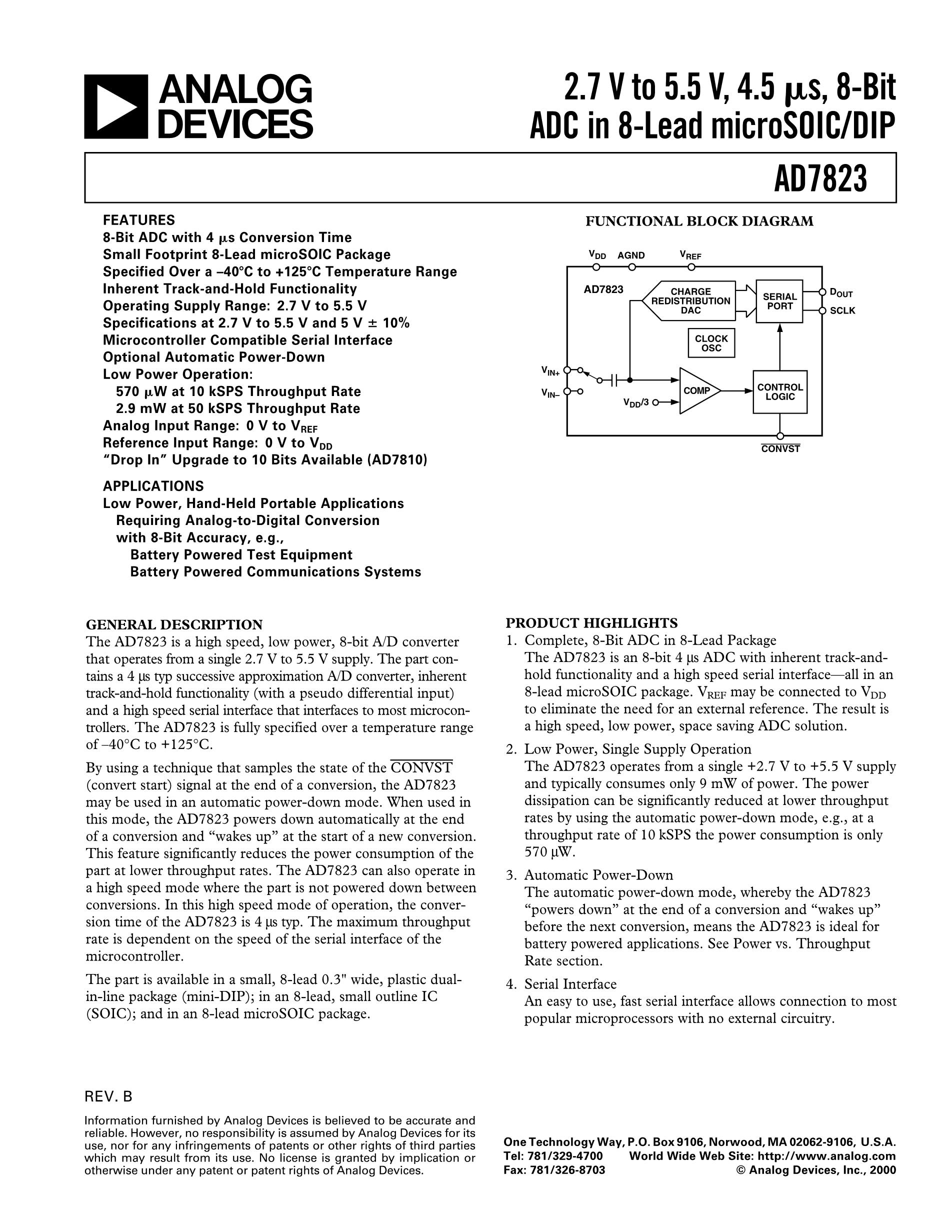 AD7814ARM-REEL's pdf picture 1