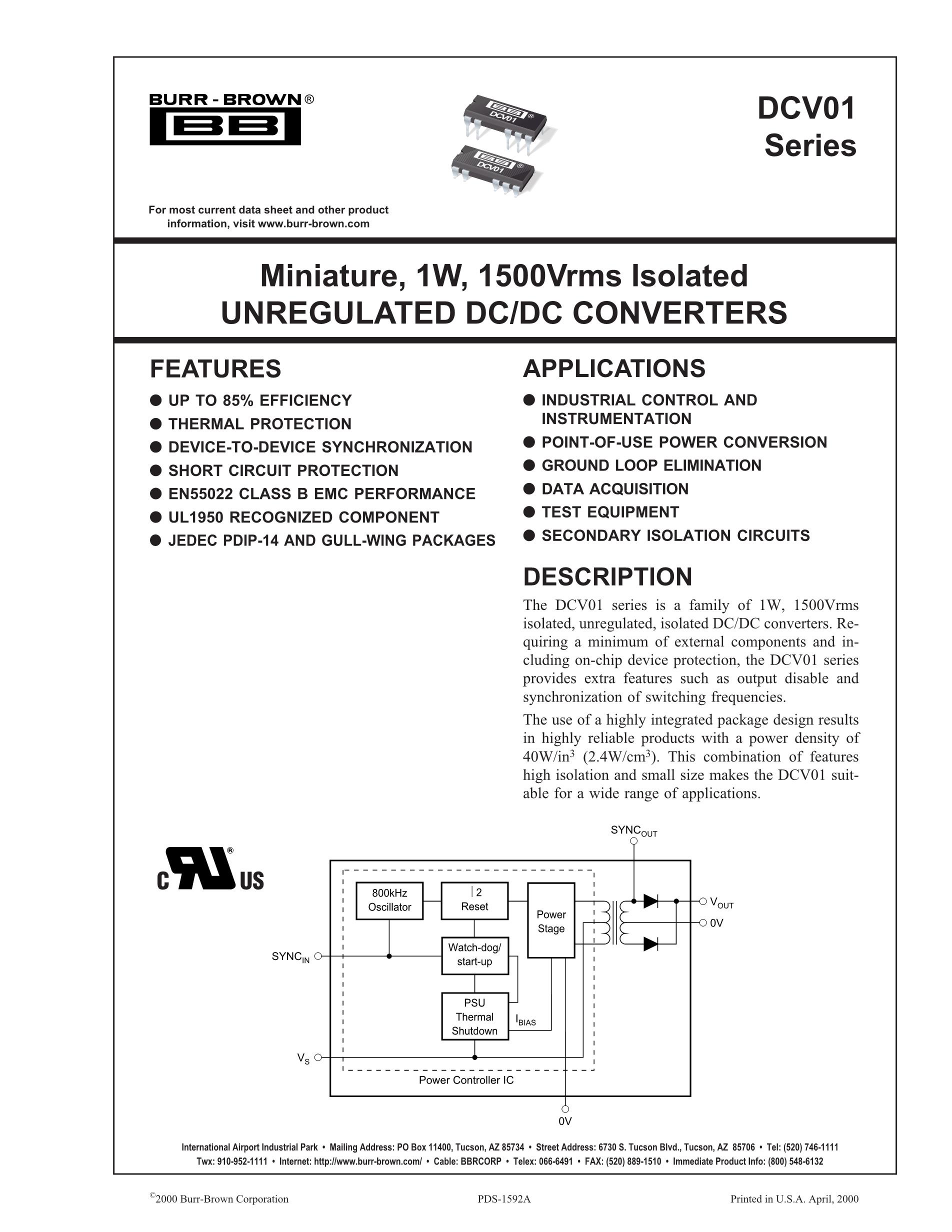 DCV011512DP-U/700's pdf picture 1