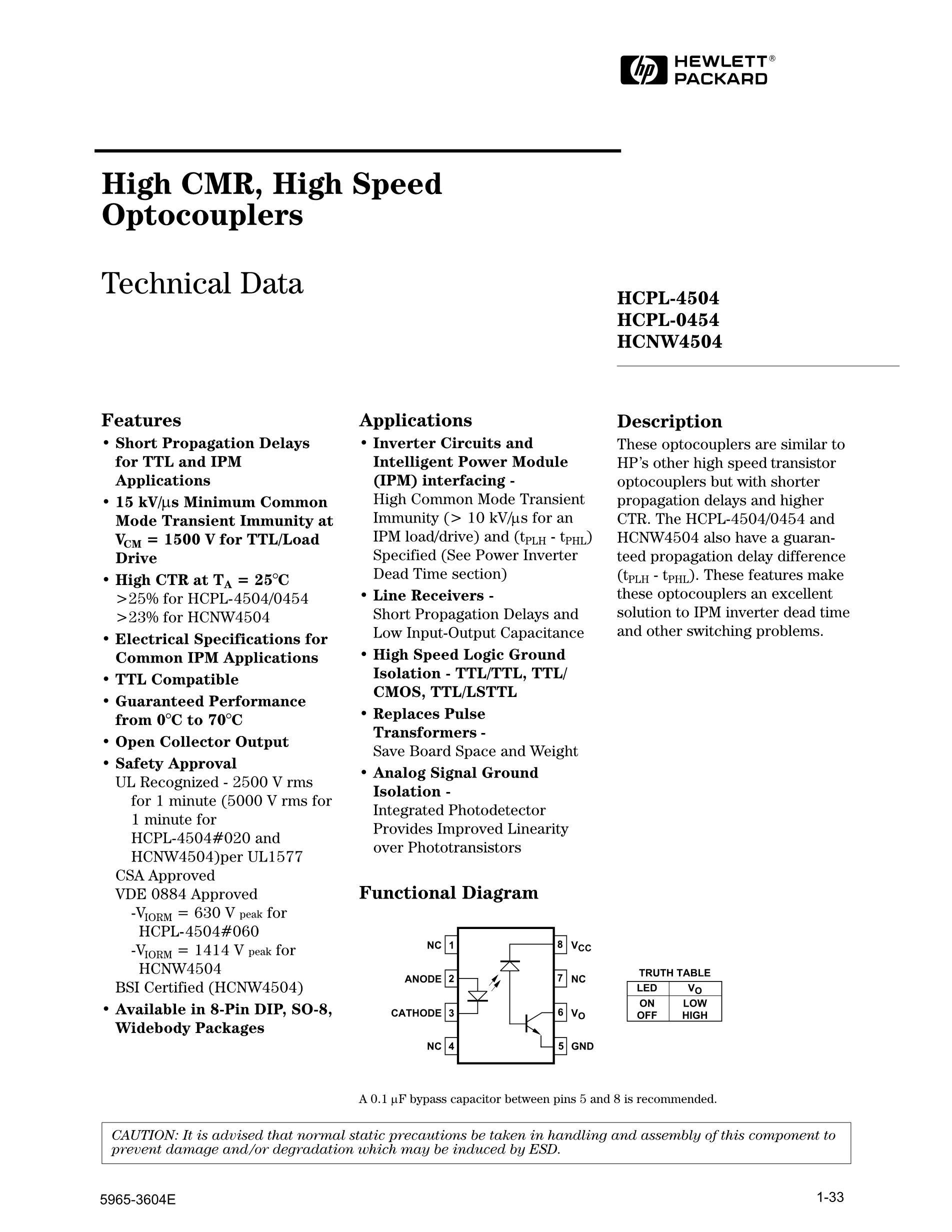 HCNW4503-300E's pdf picture 1
