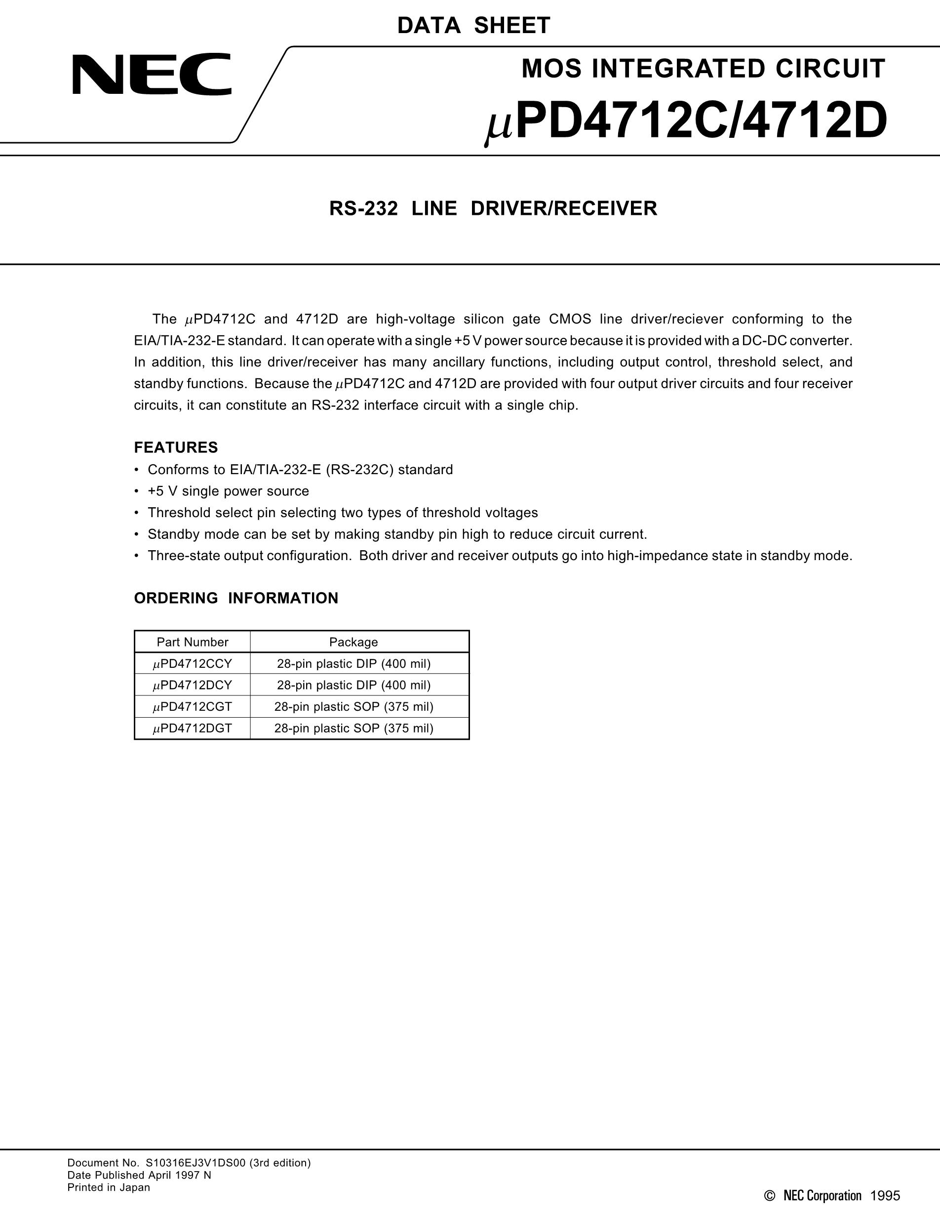 UPD4712CGT's pdf picture 1