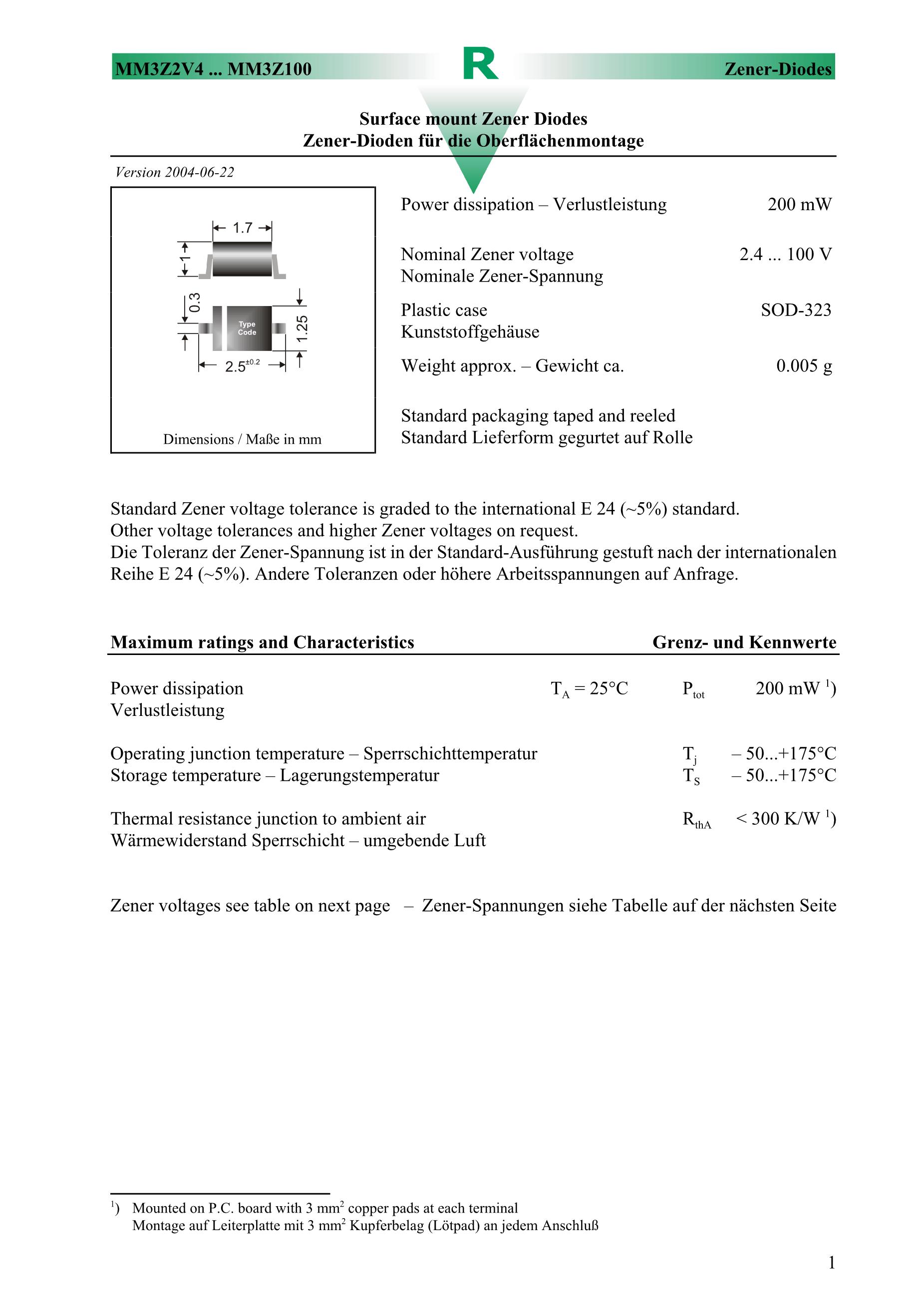 MM3Z16VT1G(10pcs)'s pdf picture 1