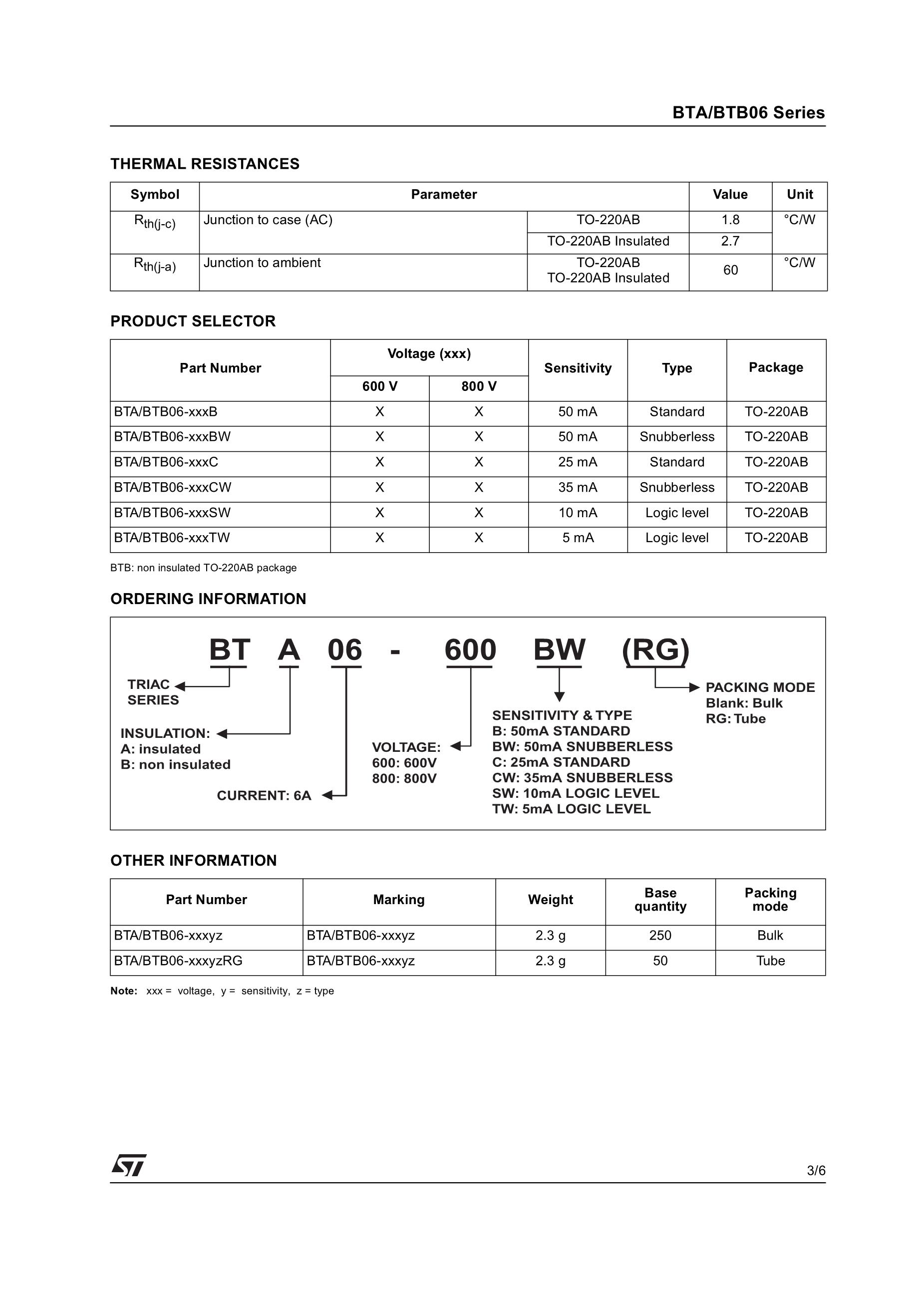 BTB08-600 TO-251's pdf picture 3