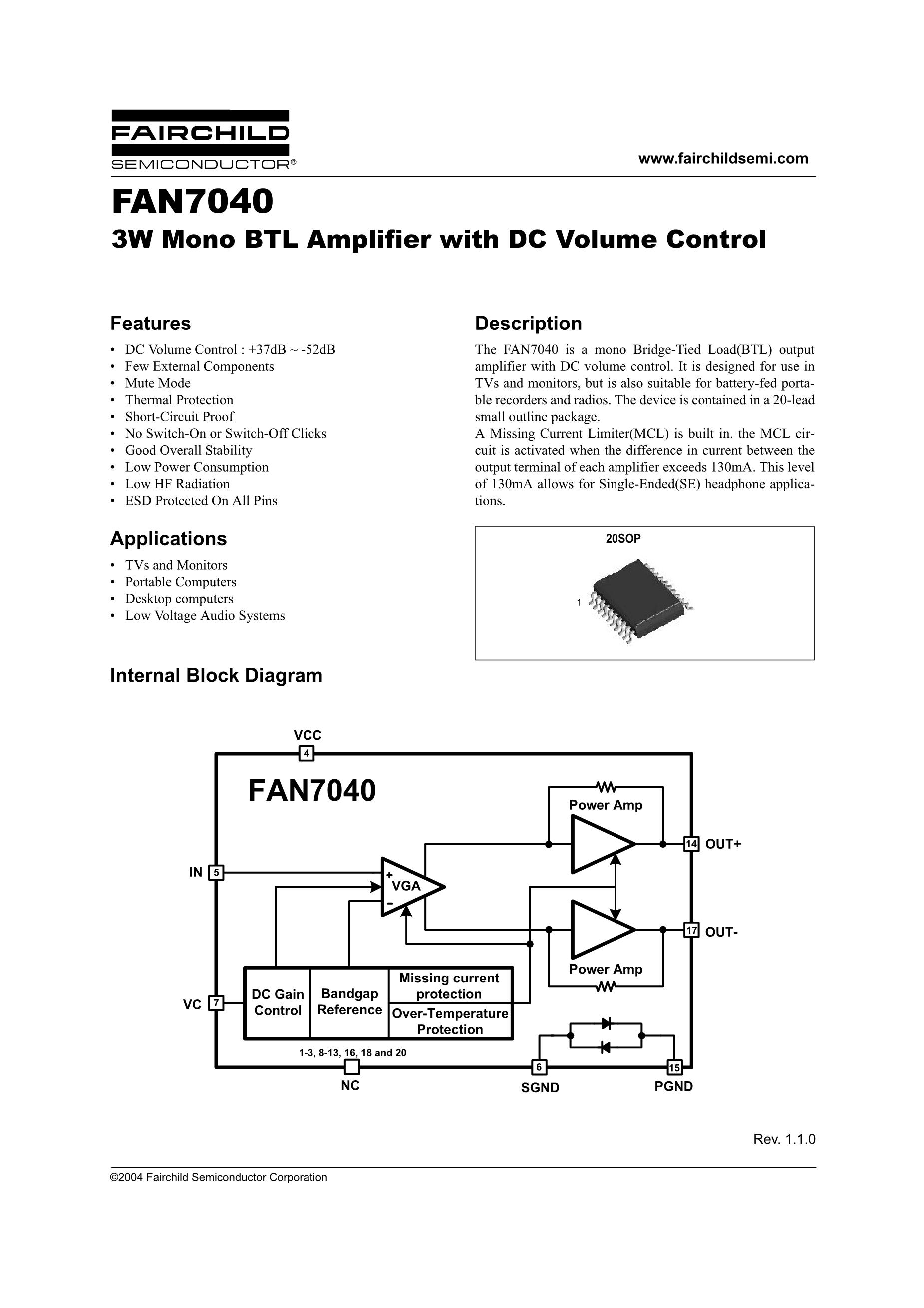 FAN7527BMX's pdf picture 1