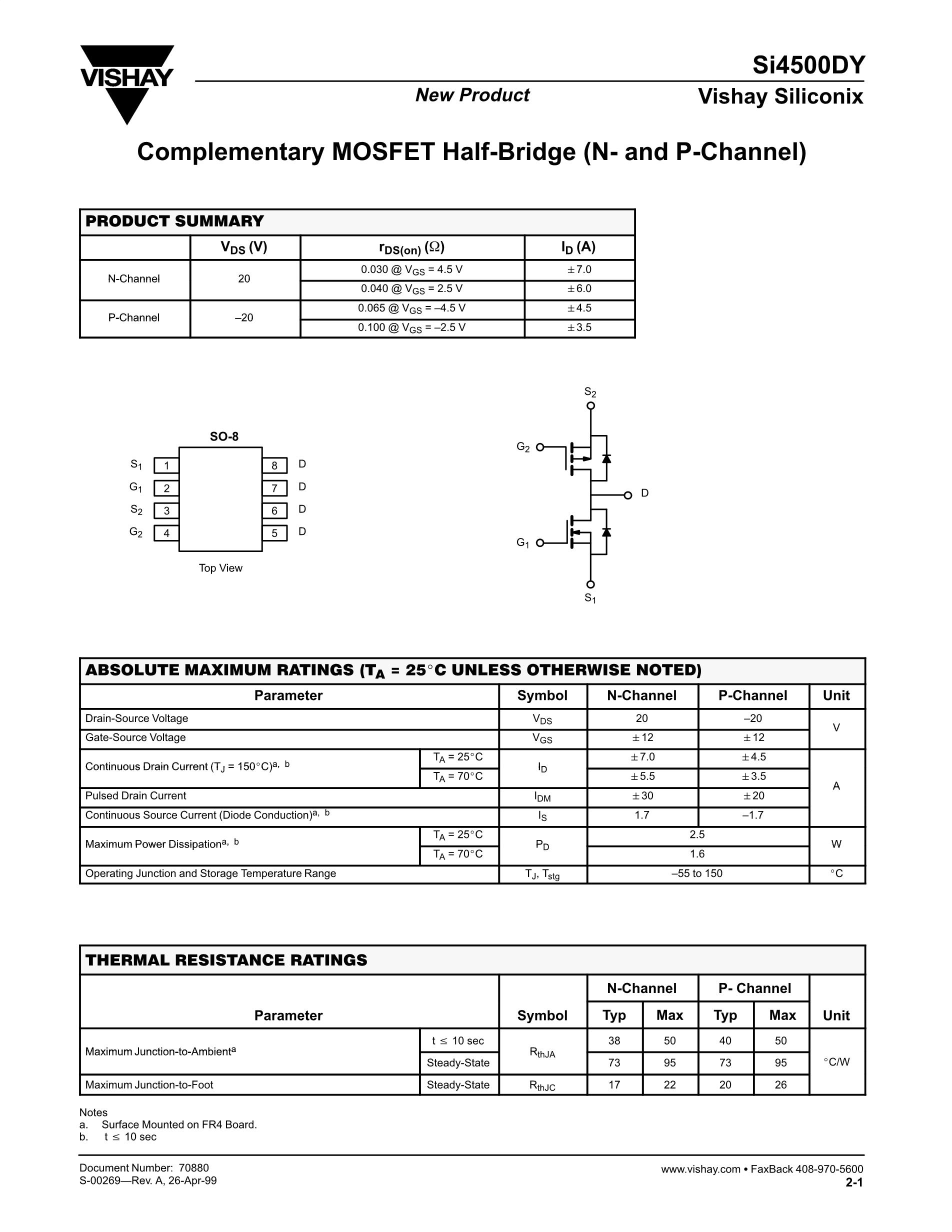 si4511AA's pdf picture 1