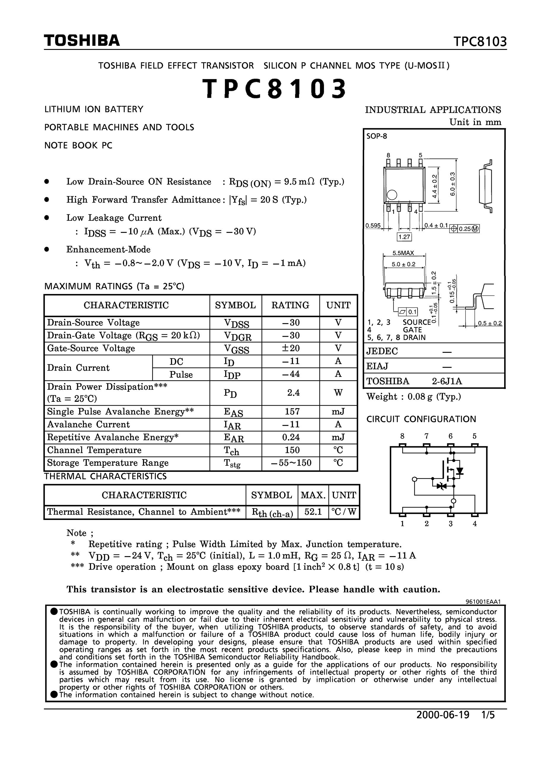TPC8007-H(TE12L)'s pdf picture 1