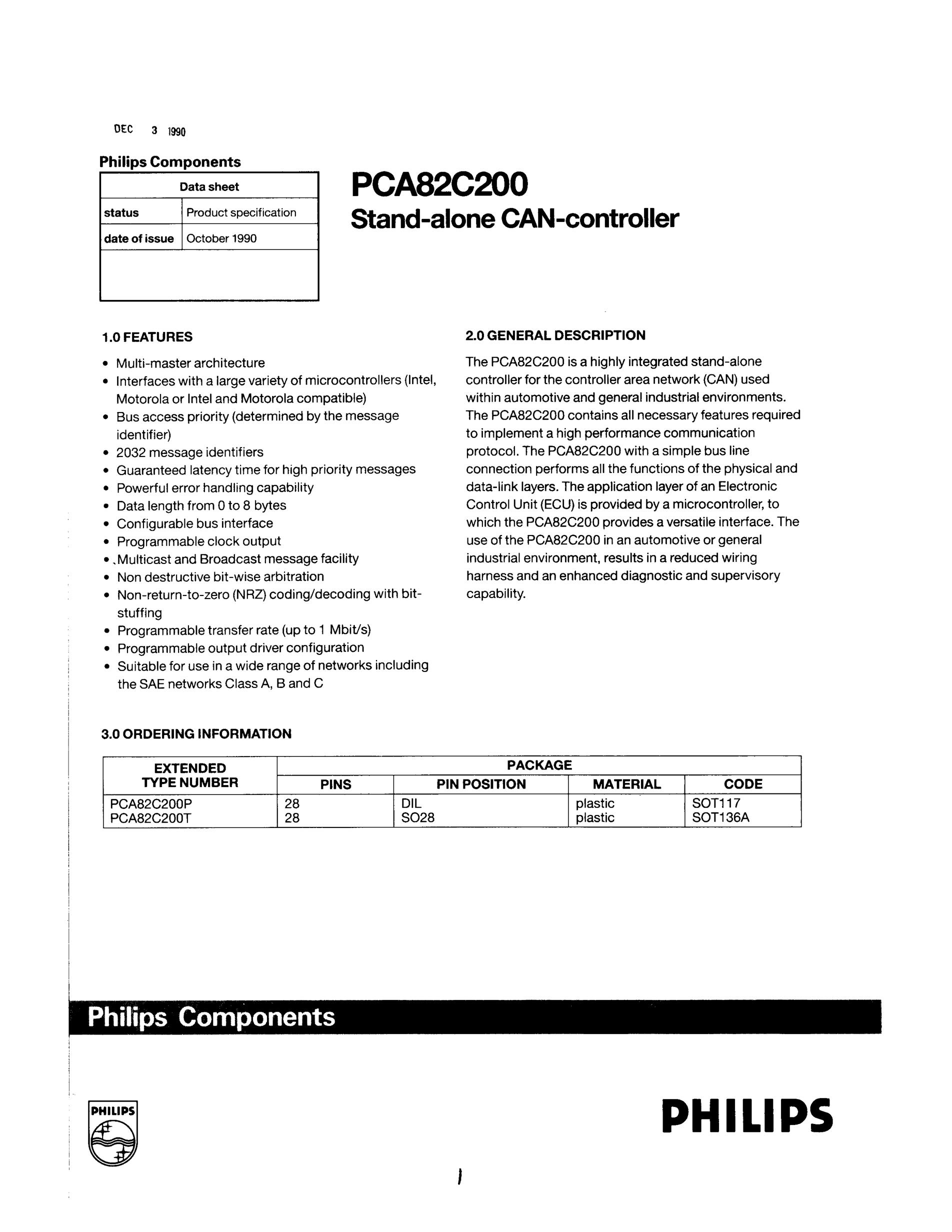 PCA84C841P/247-CHT05002's pdf picture 1