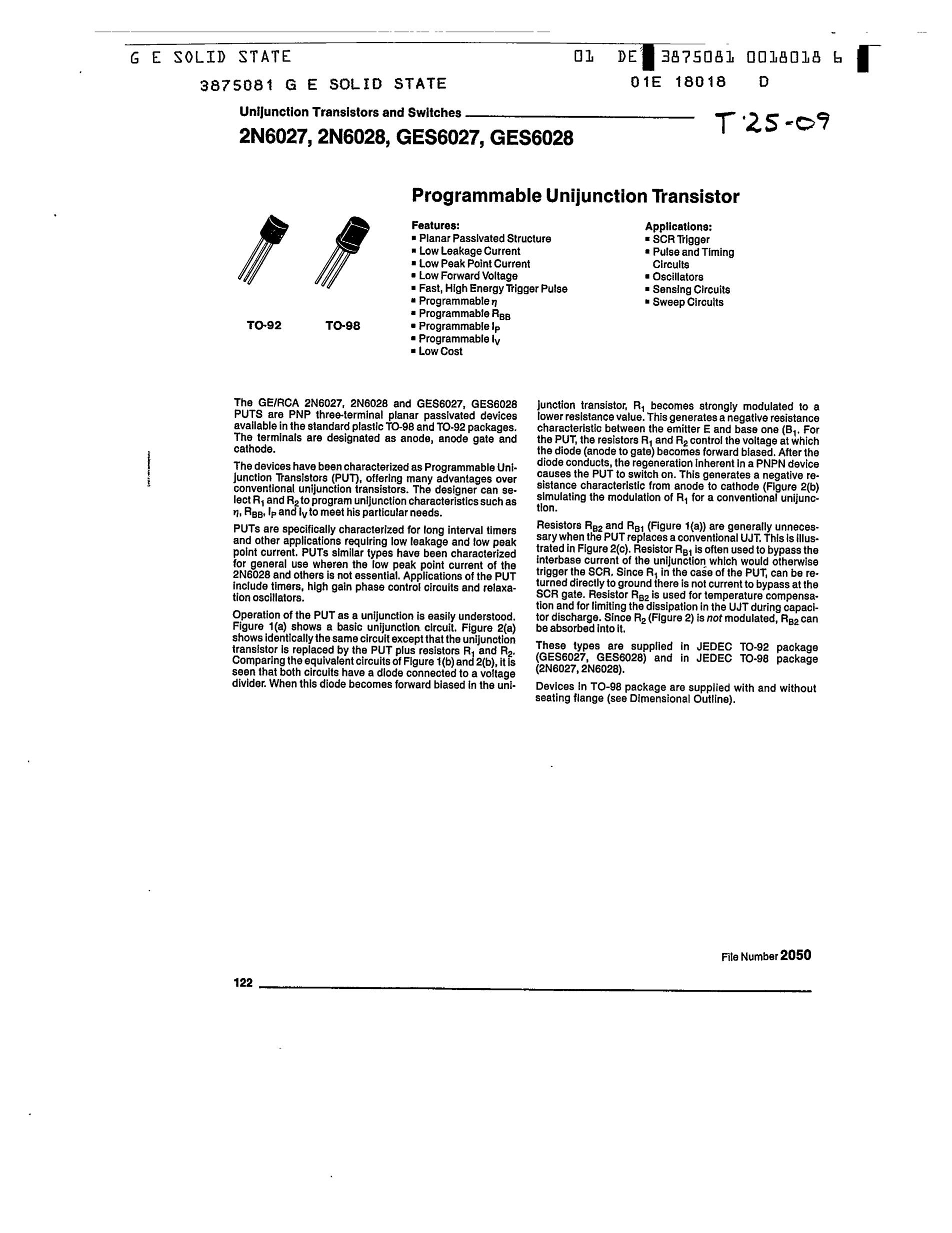 2N6027G-T92-B(5pcs)'s pdf picture 1