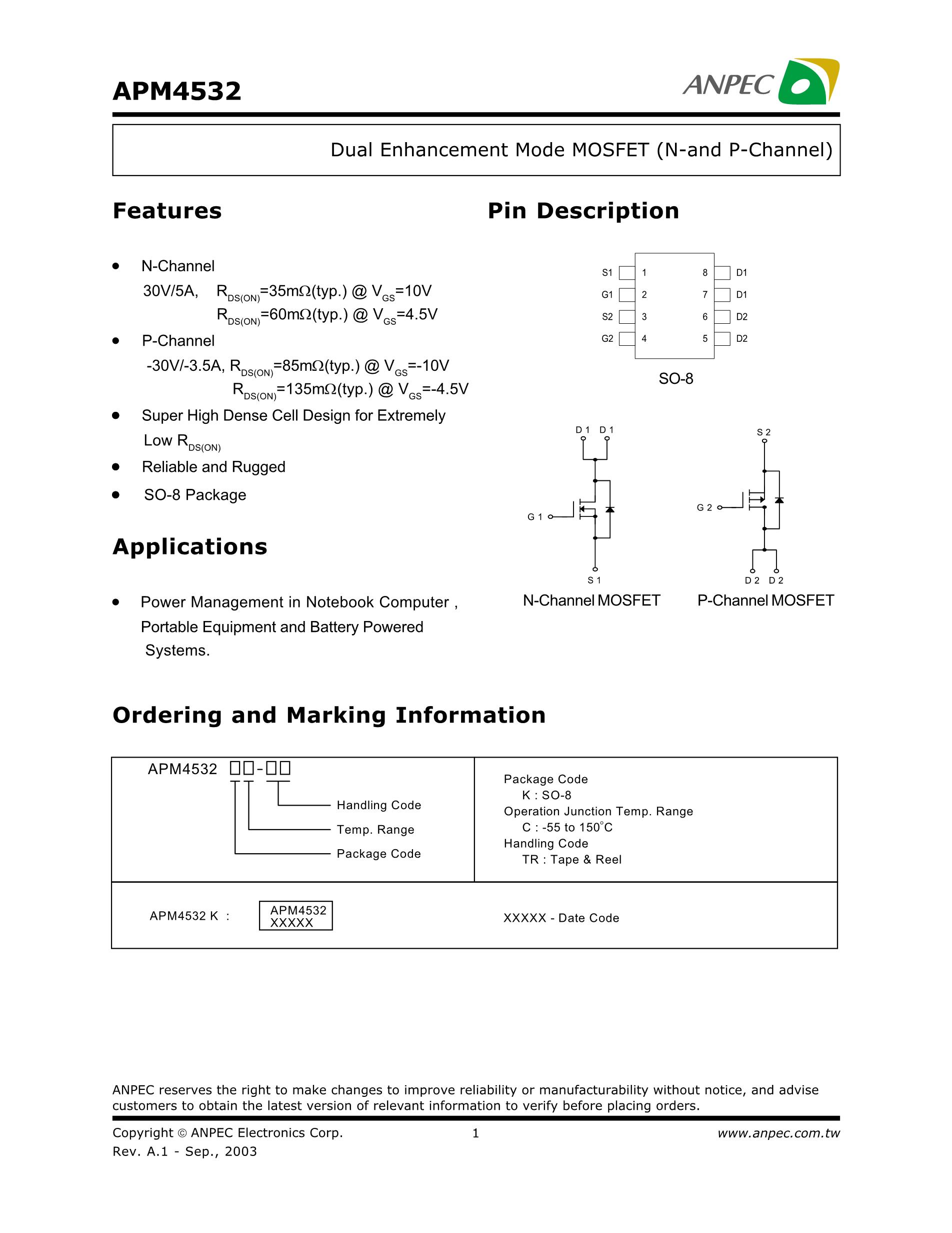 APM4910KC-TRL's pdf picture 1