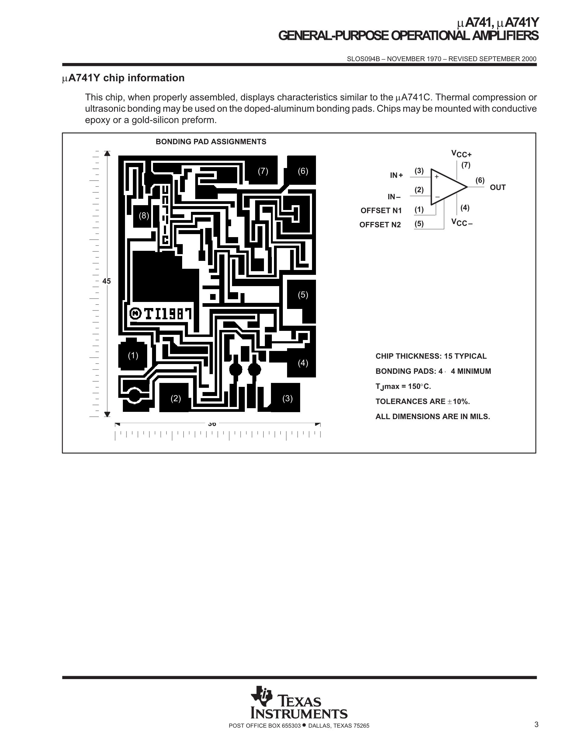 UA741CP DIP8's pdf picture 3